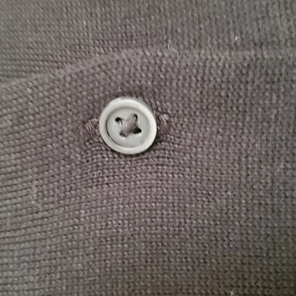 Uniqlo UV Protection Black Button-Up Cardigan Size L - Picture 4 of 12